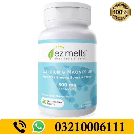 EZ Melts Dissolvable Calcium & Magnesium Supplement In Pakistan