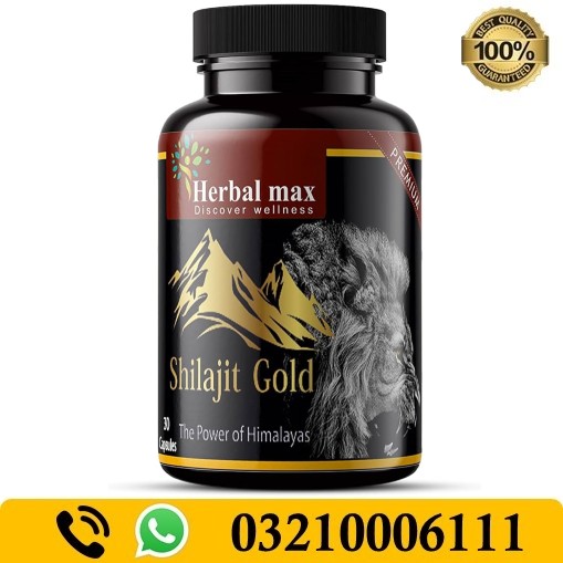 Herbal Max Shilajit Gold Capsules in Pakistan