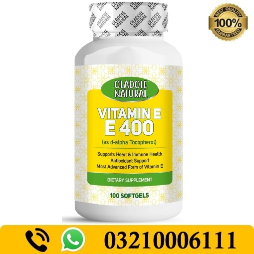 Oladole Natural Vitamin E 400 D-Alpha Tocopherol In Pakistan