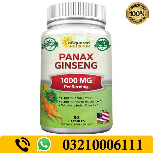 Asquared Nutrition Panax Ginseng Capsules In Pakistan