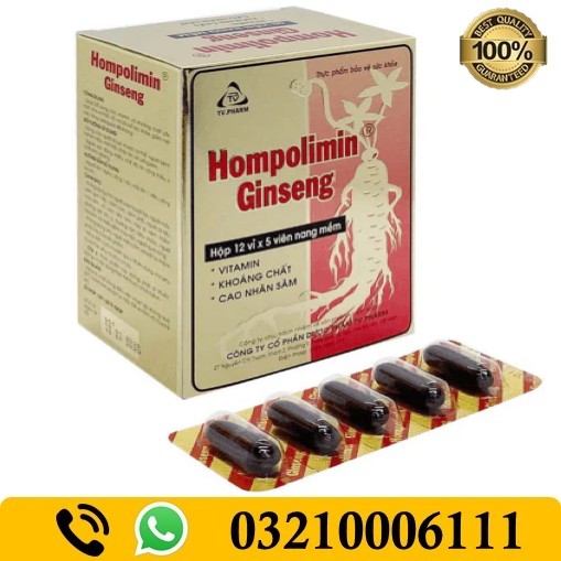 Hompolimin ginseng Multivitamin Capsules In Pakistan