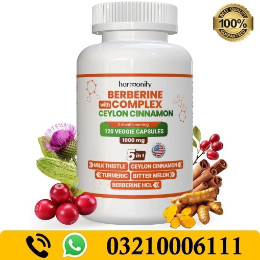 Harmonify Berberine with Ceylon Cinnamon Capsules In Pakistan