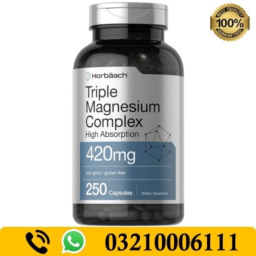 Horbaach Triple Magnesium Complex 420mg Capsules In Pakistan