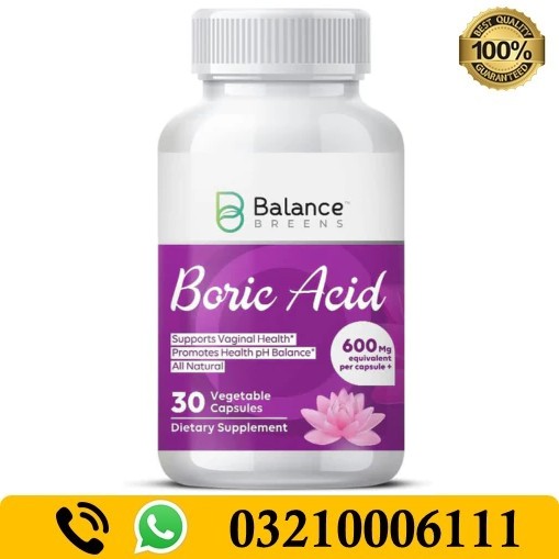 Balance Breens Boric Acid Capsules In Pakistan