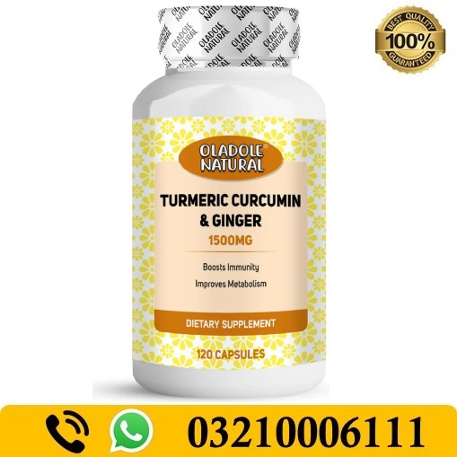 Oladole Natural Turmeric Curcumin & Ginger 1500mg In Pakistan