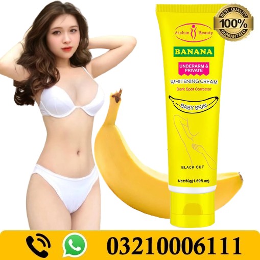 Banana Milk Underarm Whitening Cream In Pakistan