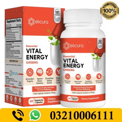 Elicura Vital Energy Capsule in Pakistan