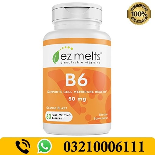 EZ Melts Dissolvable Vitamin B6 50mg Tablets In Pakistan