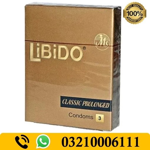 LiBiDo Classic Prolonged 3 Condoms in Pakistan