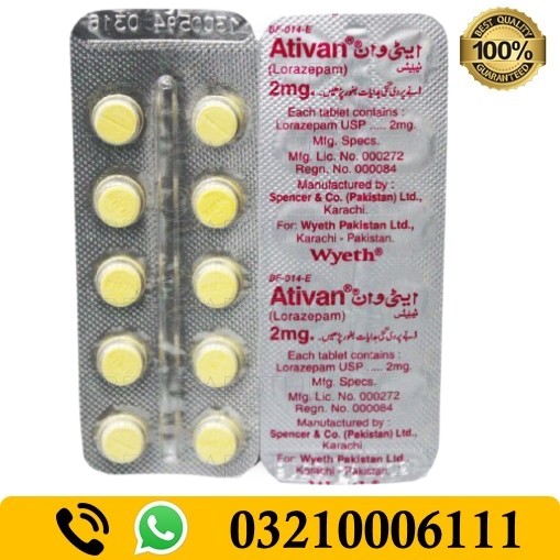 Ativan 2mg Tablets Price In Pakistan