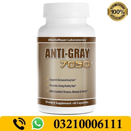 Anti-Gray 7050 Hair 60 Capsules In Pakistan