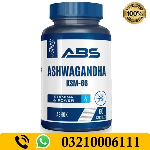 ABS ASHWAGANDHA KSM-66 Capsule in Pakistan