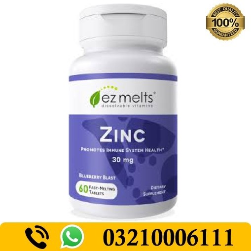 EZ Melts Dissolvable Zinc 30mg Supplement In Pakistan