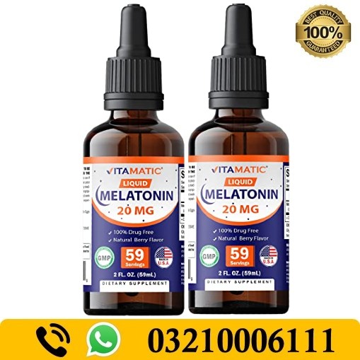 Vitamatic Melatonin 20mg Liquid Drops In Pakistan